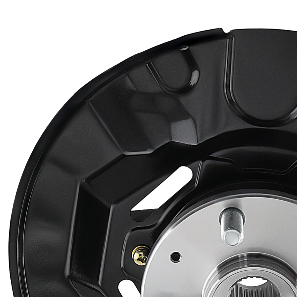 Left+Right Knuckle Steering Wheel Bearing Hub Assy Black compatible for Toyota Matrix 03-08