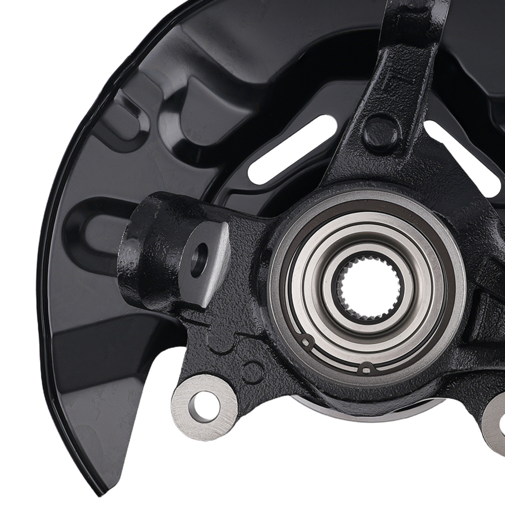 Front Left Steering Knuckle w/ Wheel Hub Bearing compatible for Toyota Matrix 2003 - 2008