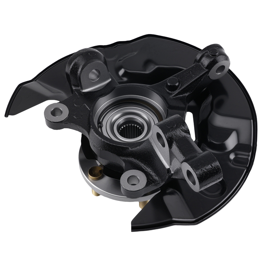 Front Left Steering Knuckle w/ Wheel Hub Bearing compatible for Toyota Matrix 2003 - 2008