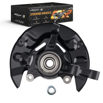 Front Left Steering Knuckle w/ Wheel Hub Bearing compatible for Toyota Matrix 2003 - 2008