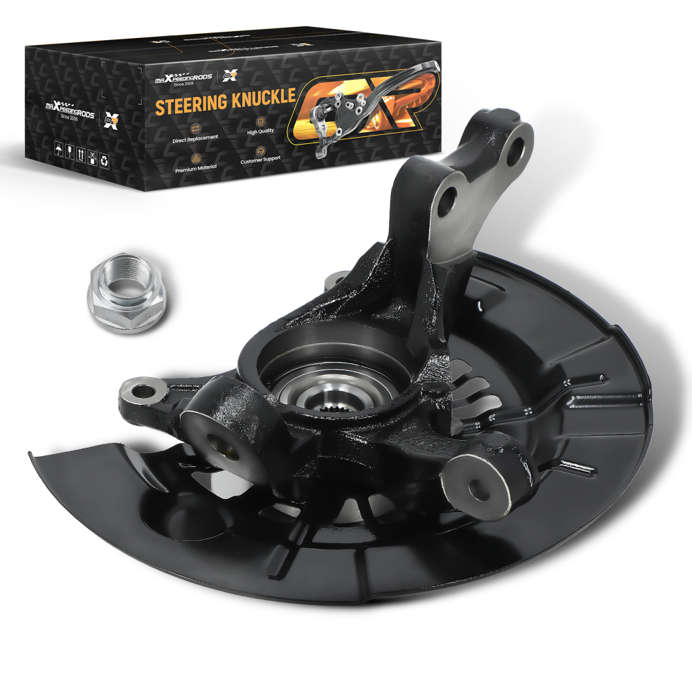 Front Left Steering Knuckle+Wheel Hub Bearing compatible for Toyota Corolla 4321219015