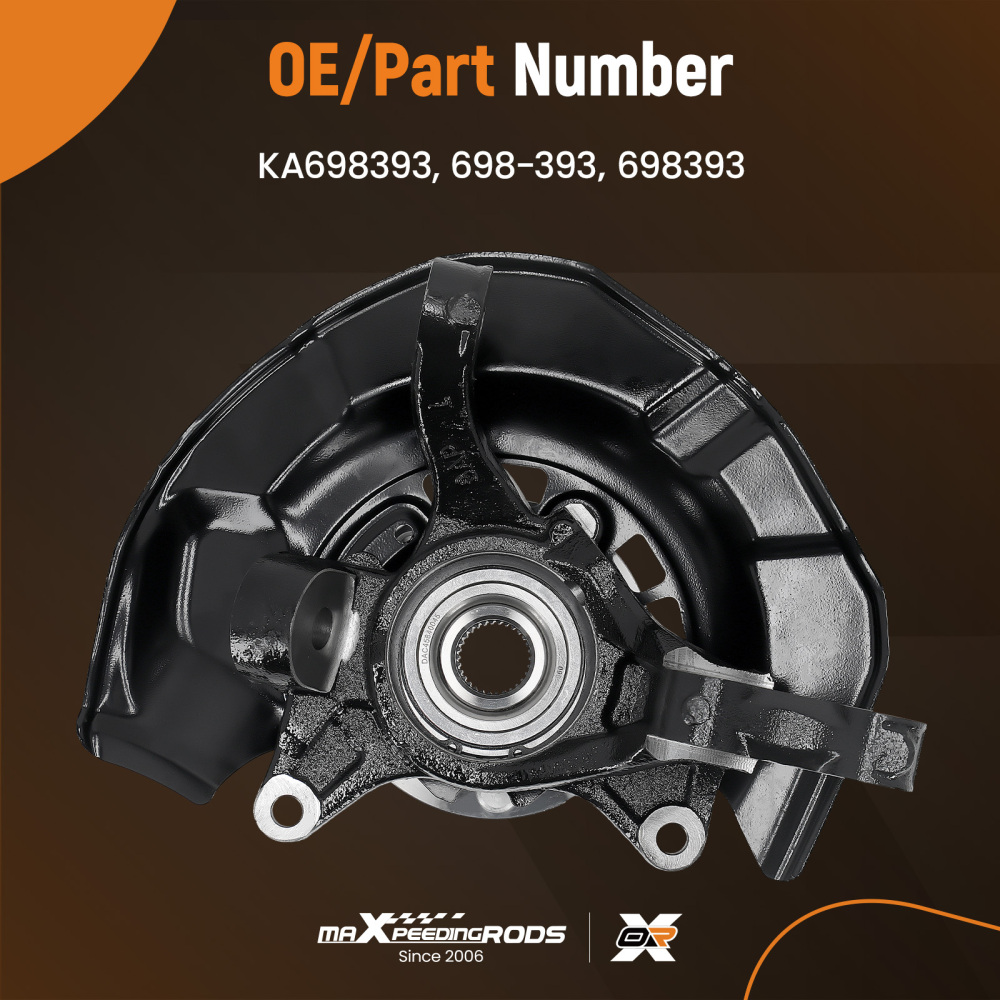 Front LH Steering KnuckleWheel Hub Bearing compatible for Toyota Avalon 2005-2011 698393