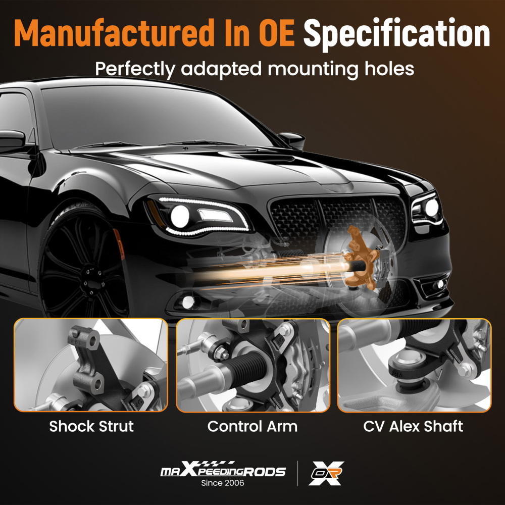 Front LH Steering KnuckleWheel Hub Bearing compatible for Toyota Avalon 2005-2011 698393