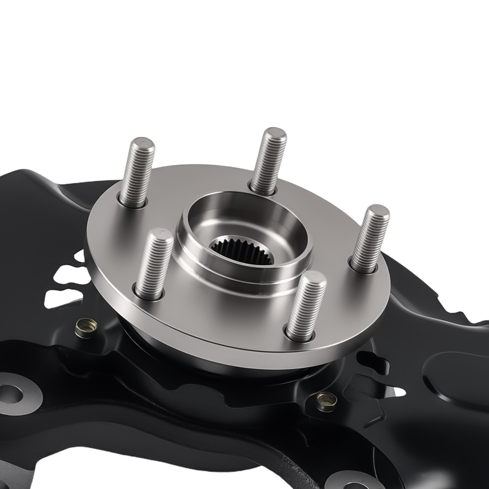 Pair Front Steering Knuckles+Wheel Hub Bearings compatible for Toyota Camry 698398 2004-06