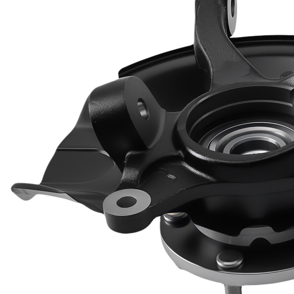 Pair Front Steering Knuckles+Wheel Hub Bearings compatible for Toyota Camry 698398 2004-06