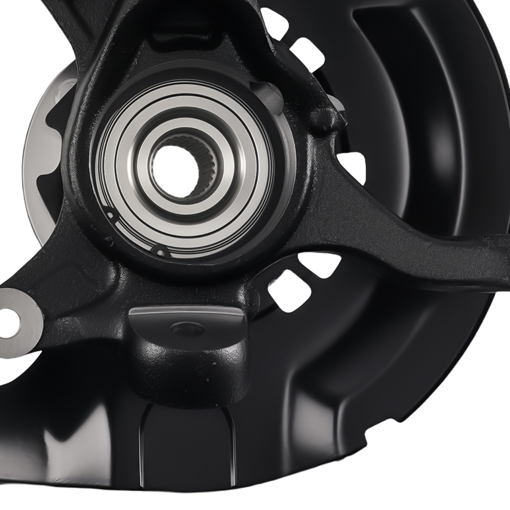 Pair Front Steering Knuckles+Wheel Hub Bearings compatible for Toyota Camry 698398 2004-06