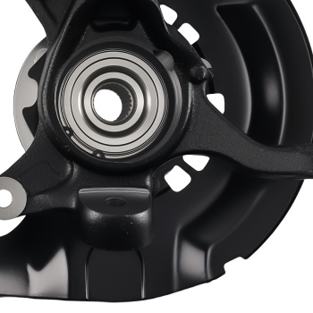 Pair Front Steering Knuckles+Wheel Hub Bearings compatible for Toyota Camry 698398 2004-06