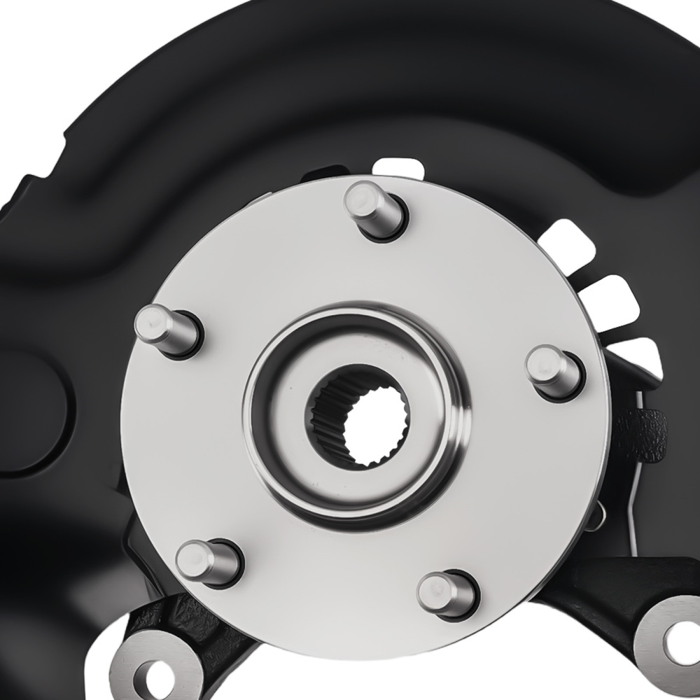 Pair Front Steering Knuckles+Wheel Hub Bearings compatible for Toyota Camry 698398 2004-06