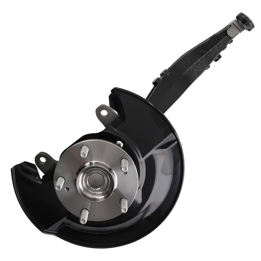 Pair Front LH RH Wheel Bearing Hub w/ Knuckle compatible for Honda Accord 2.4L 2003-2007