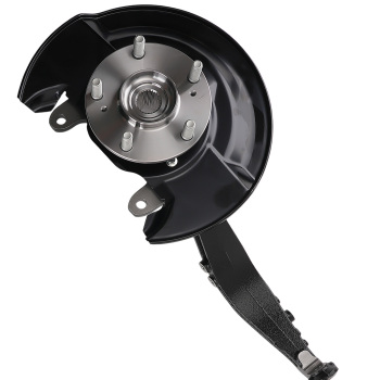 Pair Front LH RH Wheel Bearing Hub w/ Knuckle compatible for Honda Accord 2.4L 2003-2007