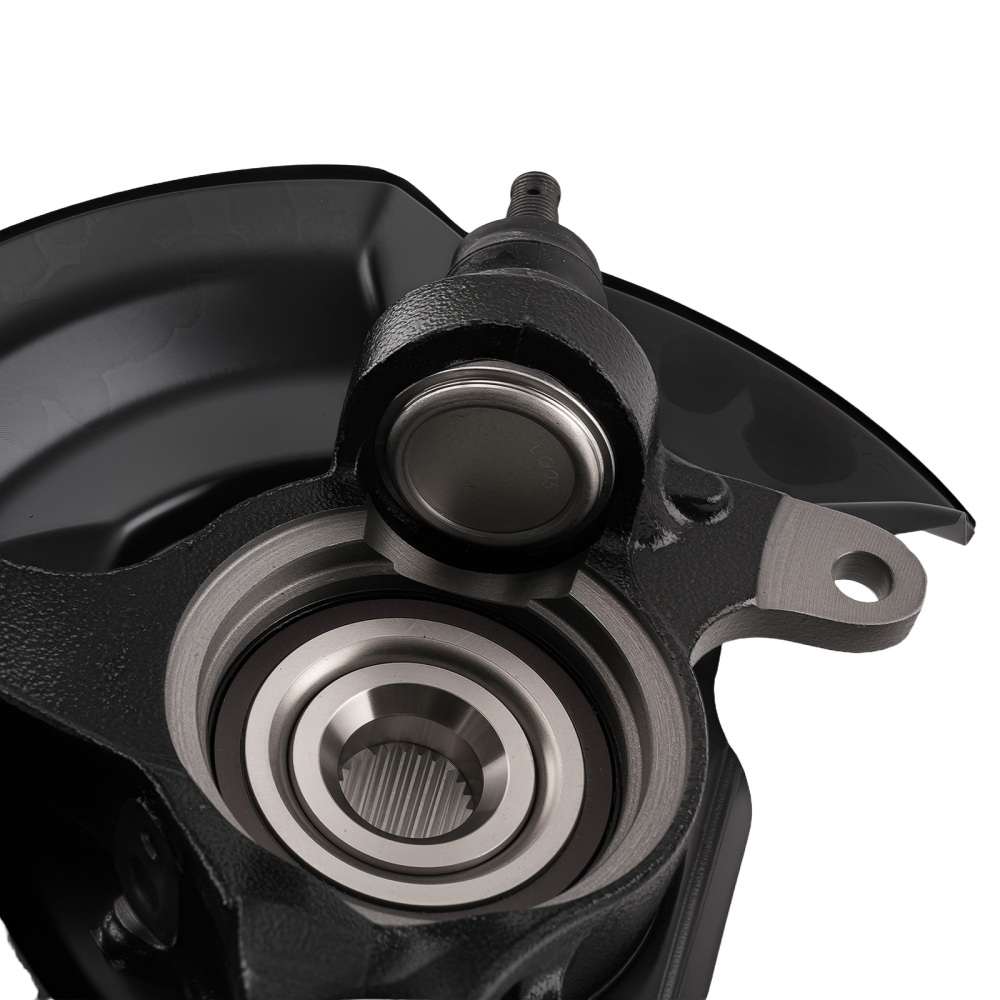 Pair Front LH RH Wheel Bearing Hub w/ Knuckle compatible for Honda Accord 2.4L 2003-2007