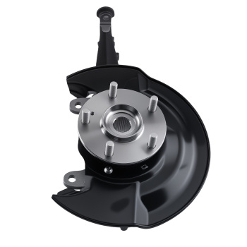 Front Steering Knuckle & Wheel Bearing Hub Assembly compatible for Honda Accord 03-07 2.4L