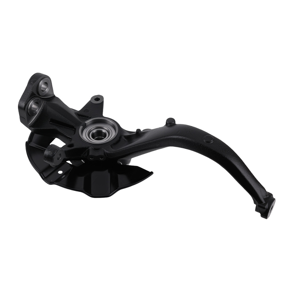 Front Passenger Steering Knuckle compatible for Ford Fusion 2006-2012 6E5Z-1104-AB Black
