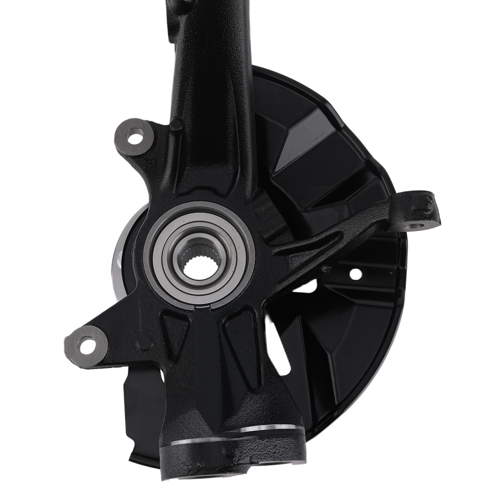 Front Passenger Steering Knuckle compatible for Ford Fusion 2006-2012 6E5Z-1104-AB Black