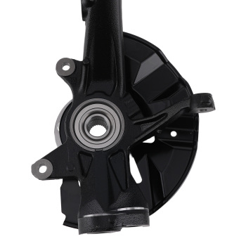 Front Passenger Steering Knuckle compatible for Ford Fusion 2006-2012 6E5Z-1104-AB Black