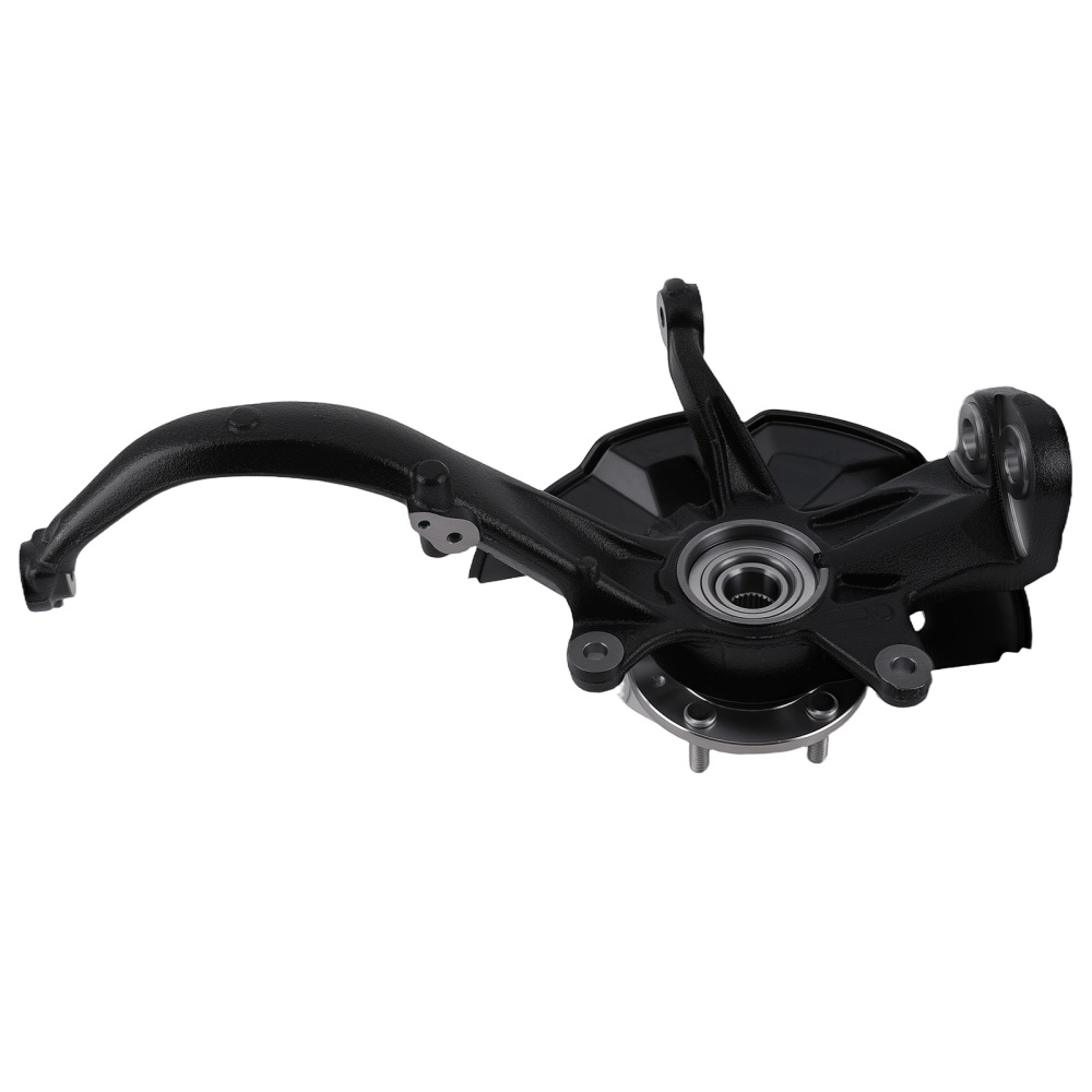 Front Passenger Steering Knuckle compatible for Ford Fusion 2006-2012 6E5Z-1104-AB Black