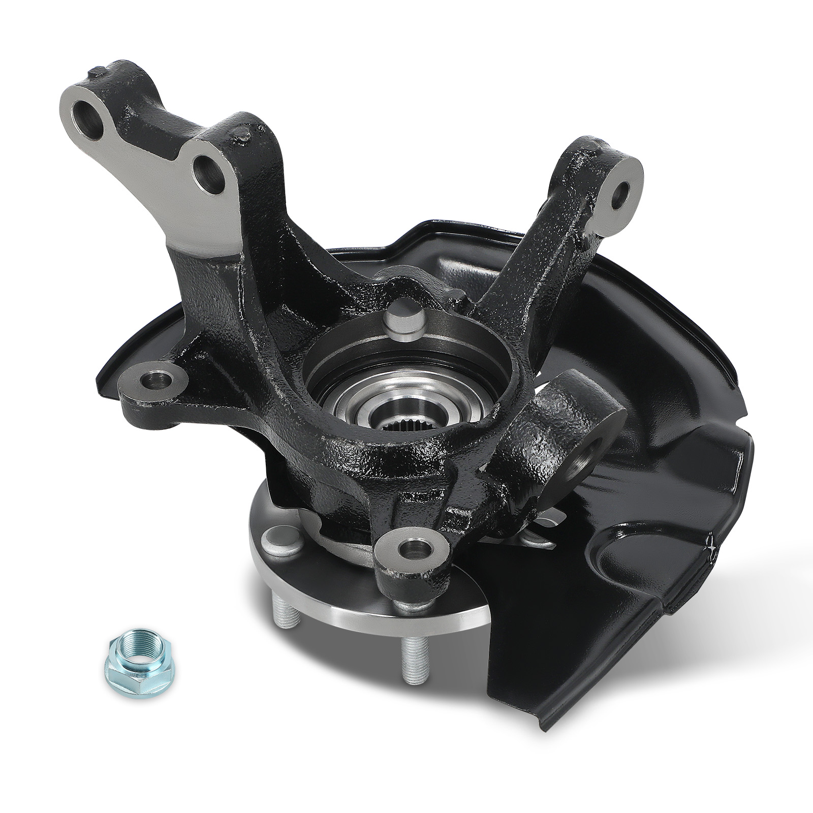 Front Right Knuckle Wheel Hub Bearing Compatible For Toyota Highlande Base Limited Sport2004-2007