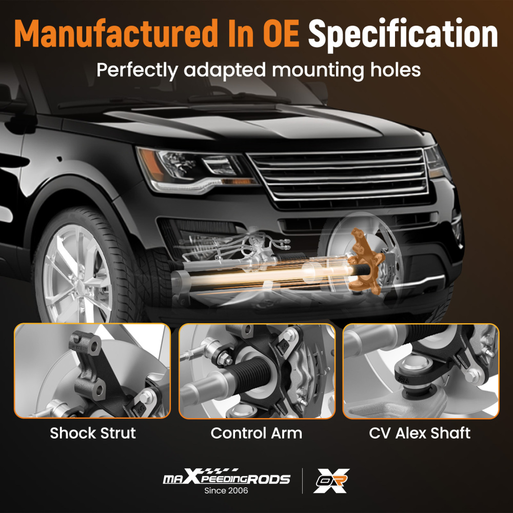 Front Left Steering KnuckleWheel Hub Bearing Assembly Compatible for Toyota Highlander