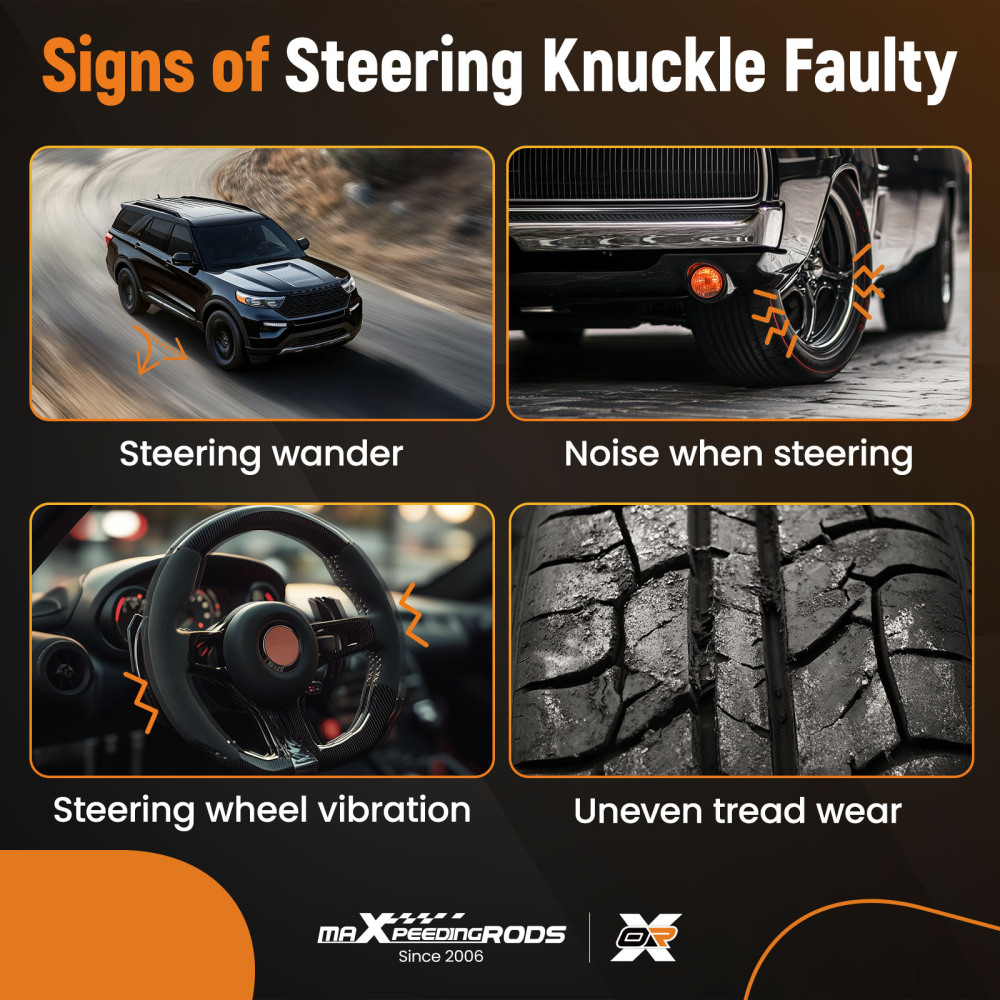 Front Left Steering KnuckleWheel Hub Bearing Assembly Compatible for Toyota Highlander