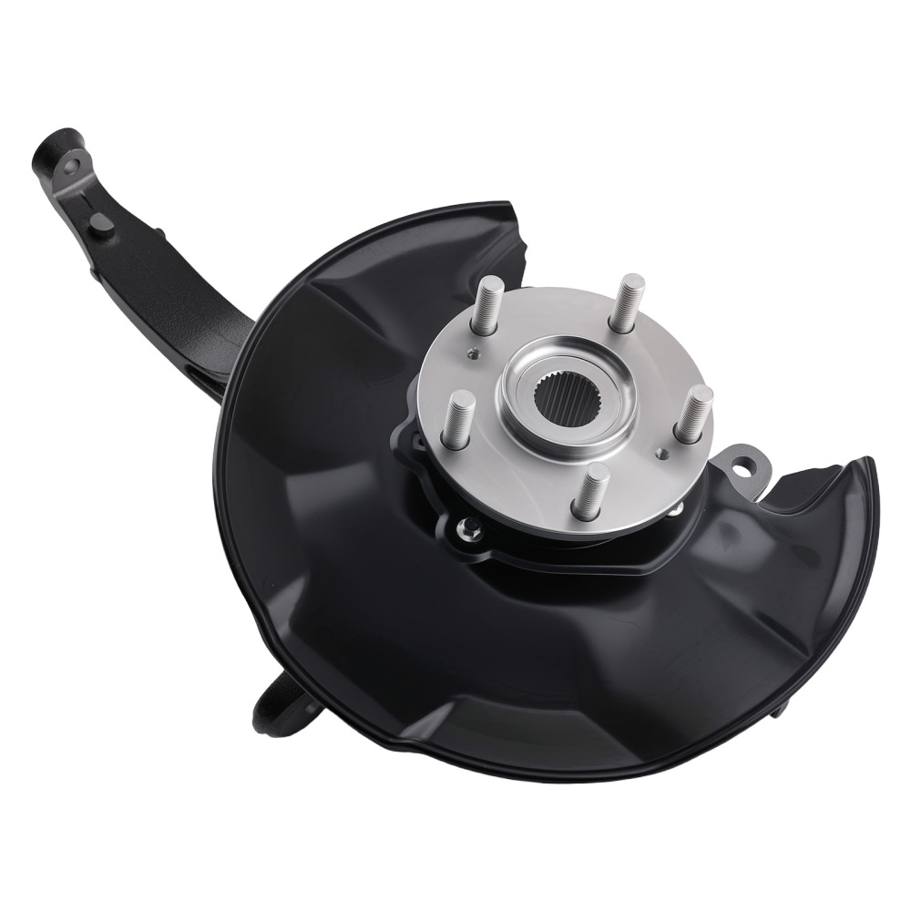 Front Steering Knuckle & Wheel Bearing Hub Assy compatible for Honda Accord 2.4L 2008-12