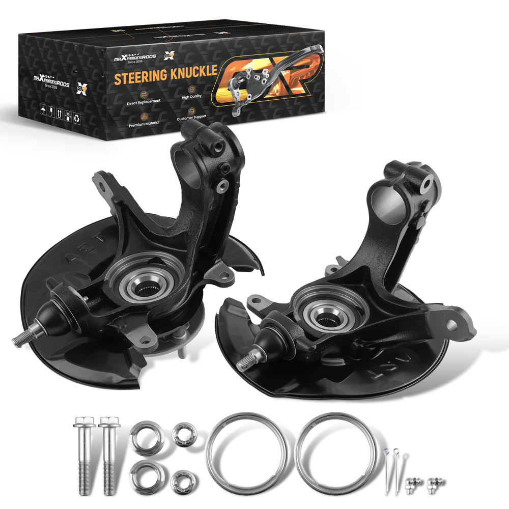 Front Steering Knuckle Wheel Hub Bearing compatible for Honda Accord  2013 2014 - 2016 New