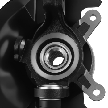 Front Driver Passenger Steering Knuckle compatible for Honda Civic 1.7L 2001-2002