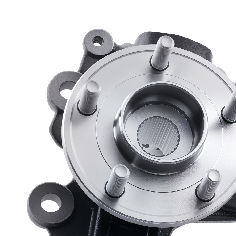 2xFront Wheel Hub Bearing Steering Knuckle Assembly compatible for Ford Focus 2.0L 12-18