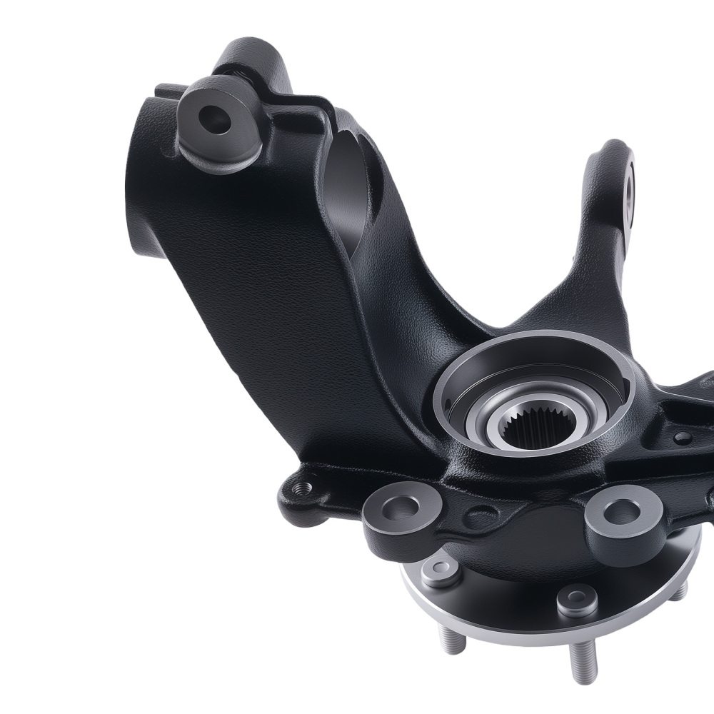 2xFront Wheel Hub Bearing Steering Knuckle Assembly compatible for Ford Focus 2.0L 12-18