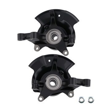 Front Steering Knuckles & Wheel Hub Bearings  compatible for Ford Edge compatible for Lincoln MKX 07-10