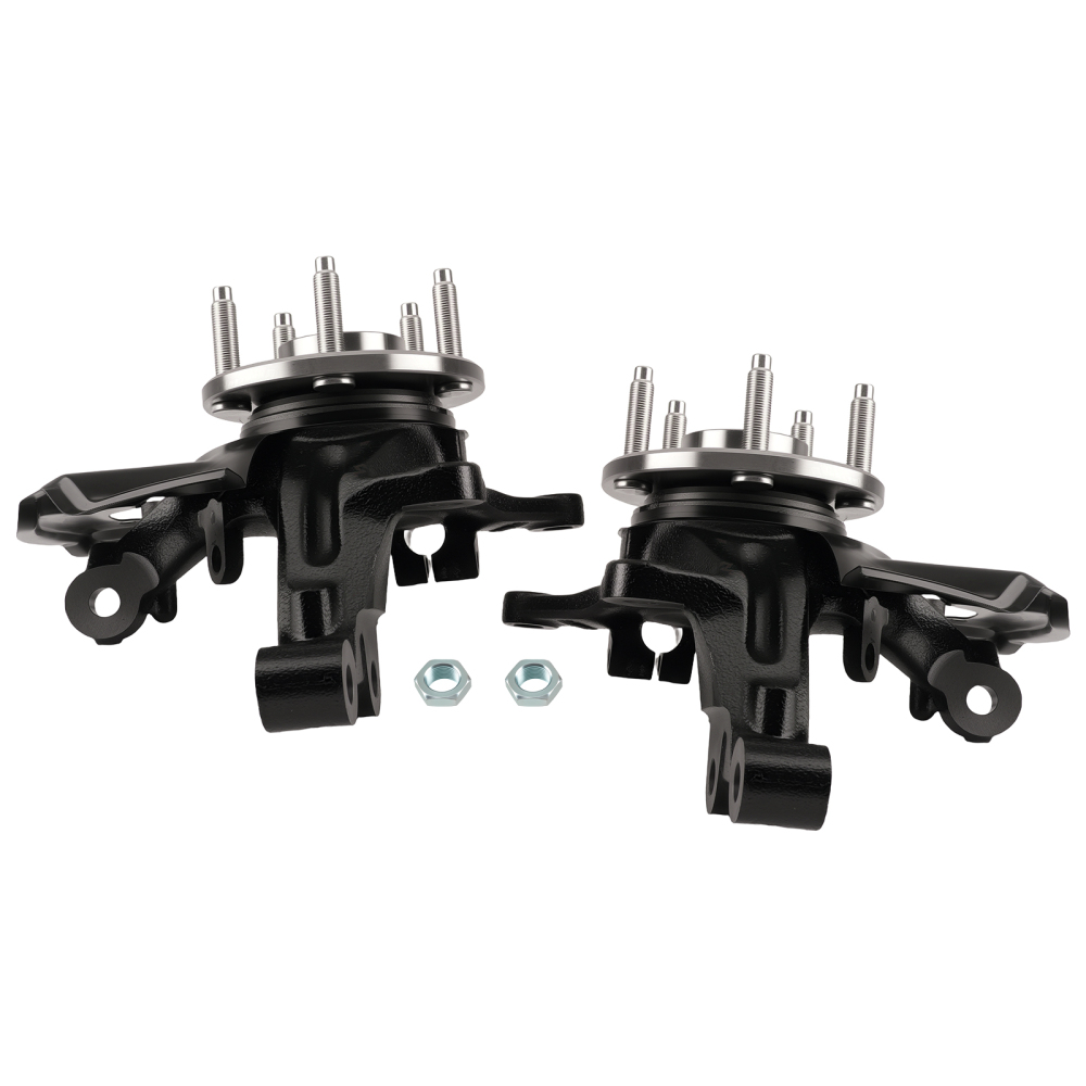 Front Steering KnucklesWheel Hub Bearingsfor compatible for Ford Edge compatible for Lincoln MKX 07-10