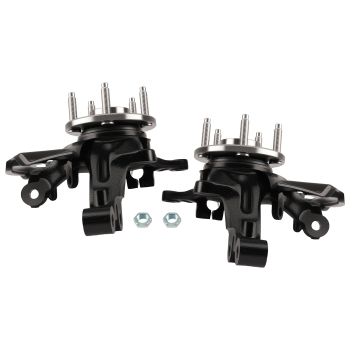 Front Steering KnucklesWheel Hub Bearingsfor compatible for Ford Edge compatible for Lincoln MKX 07-10