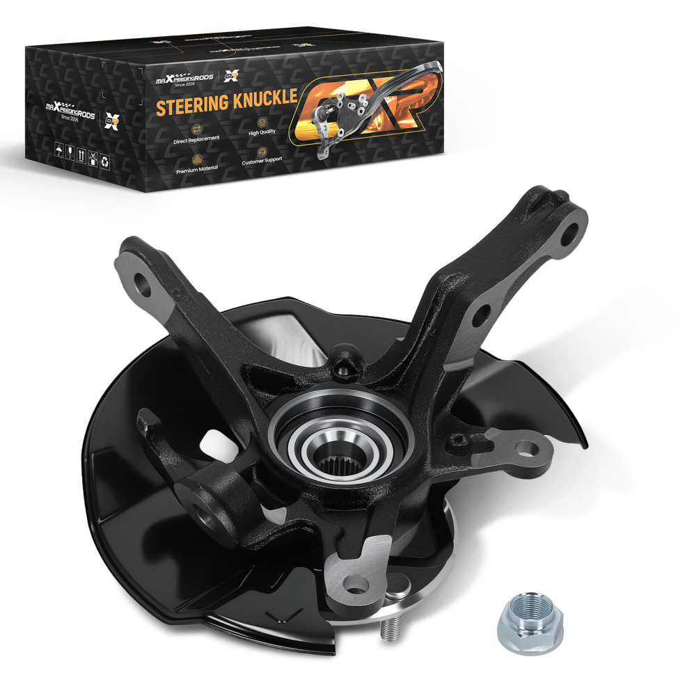 Front Axle Knuckle Assembly Set compatible for Honda Civic L4 1.5/1.8L 2012 51216-TR3-Y00