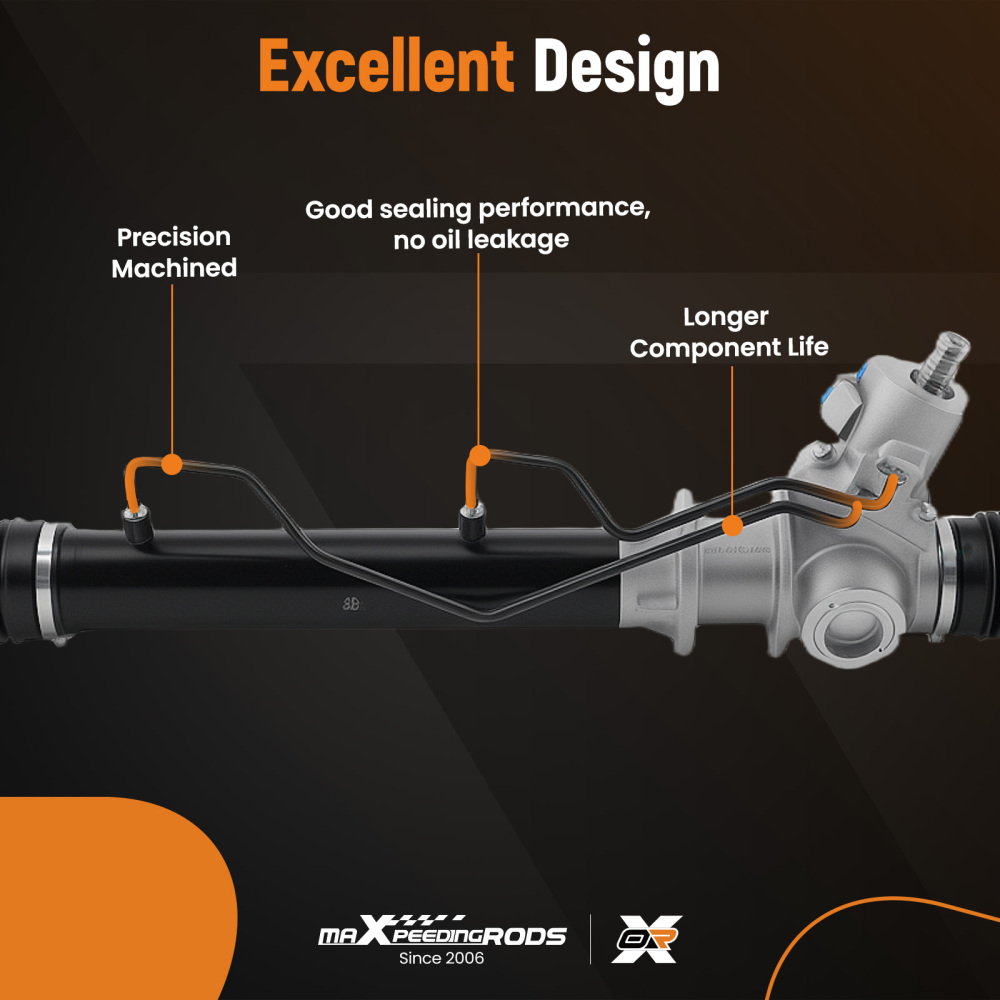 Steering Rack Assembly compatible for Infiniti QX4/Compatible for Nissan Pathfinder 1996-2004 490010W000