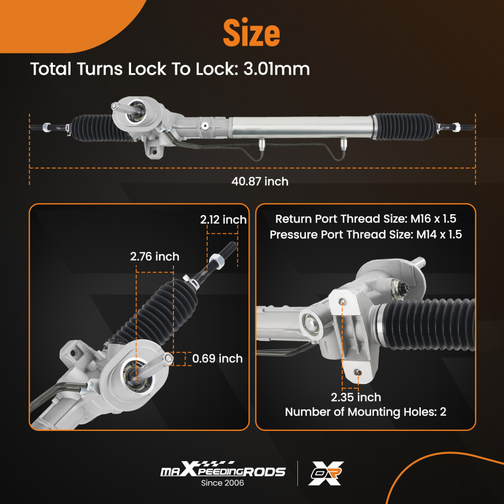 Scatola Sterzofor compatibile per Ford Galaxy WGR compatibile per Seat Alhambra compatibile per VW Sharan 1.8L 2.8L 2000-2010