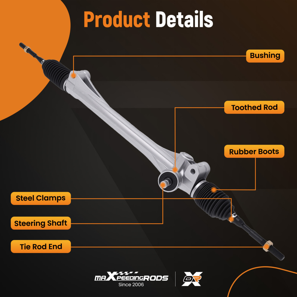 Power Steering Rack and Pinion compatible for Toyota RAV4 XLE LE Limited 2013-2015 1G-26011