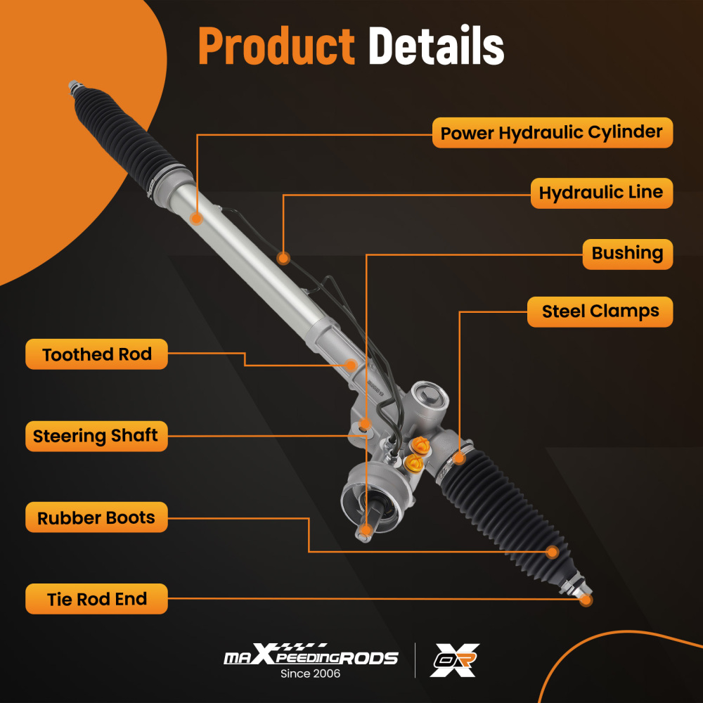 Cremagliera Sterzo compatibile per Audi A4 A4 Avant 1.6-2.8 compatibile per VW Passat 1994-2001 3B1422052L