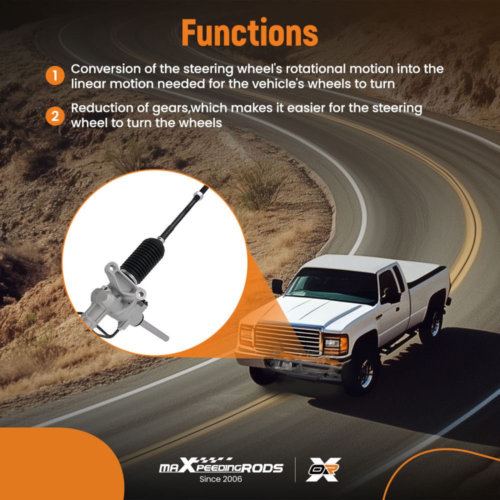 Power Steering Rack And Pinion Assembly compatible for Chevrolet Camaro 2010-2015 22-1107