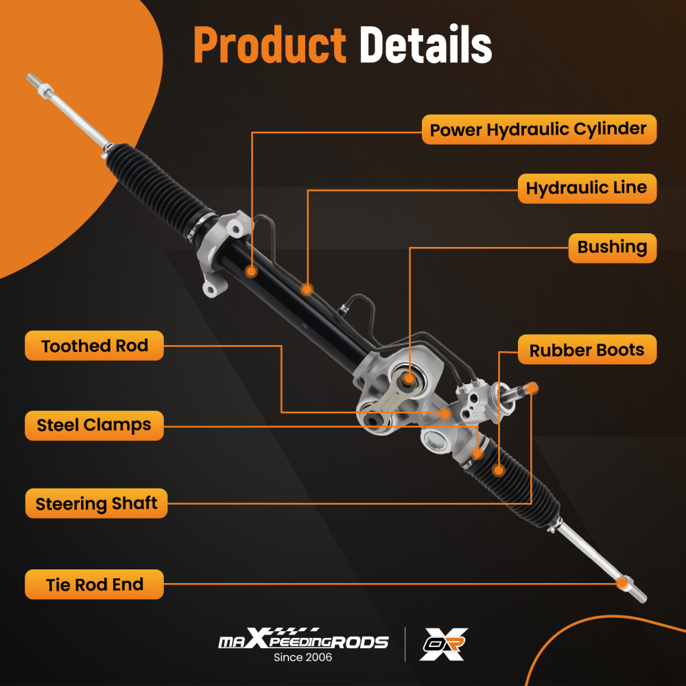 Power Steering Rack Pinion Assembly compatible for Cadillac Escalade Tahoe GMC Yukon 07-14