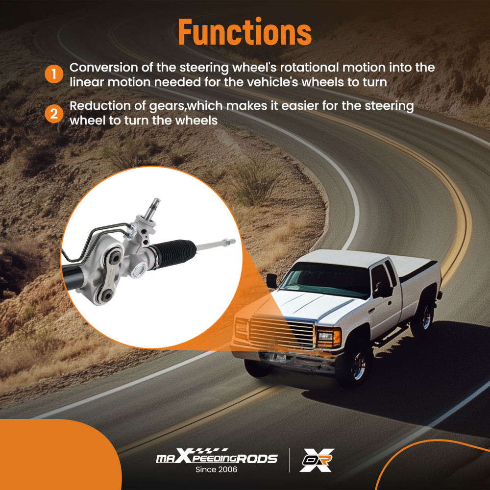 Power Steering Rack Pinion Assembly compatible for Cadillac Escalade Tahoe GMC Yukon 07-14