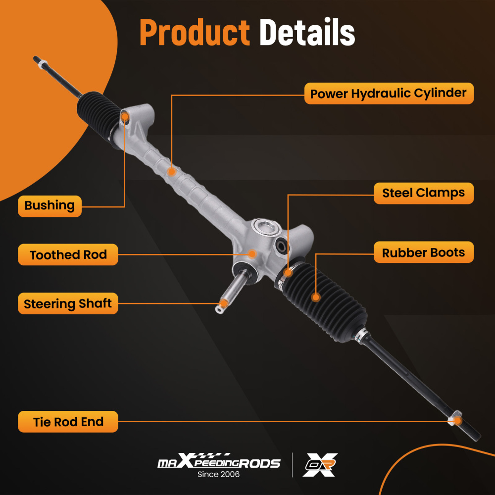 Power Steering Rack and Pinion compatible for Chevy Cobalt/HHR/Compatible for Pontiac G5 2005-2010 1G-1815