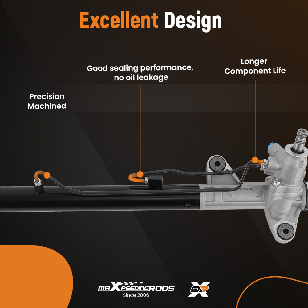 Power Steering Rack and Pinion Assembly compatible for Honda CR-V 1997 1998 1999 2000 2001