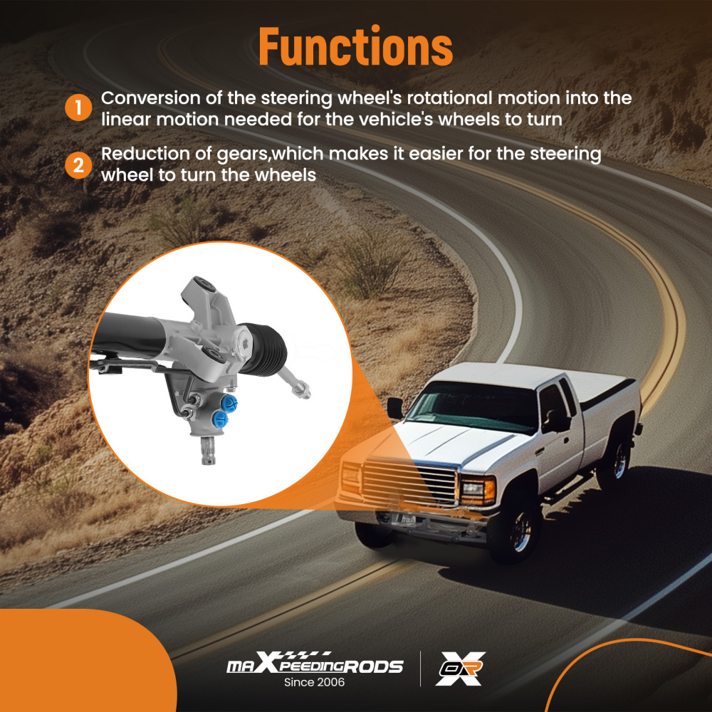 Power Steering Rack and Pinion Assembly compatible for Honda CR-V 1997 1998 1999 2000 2001