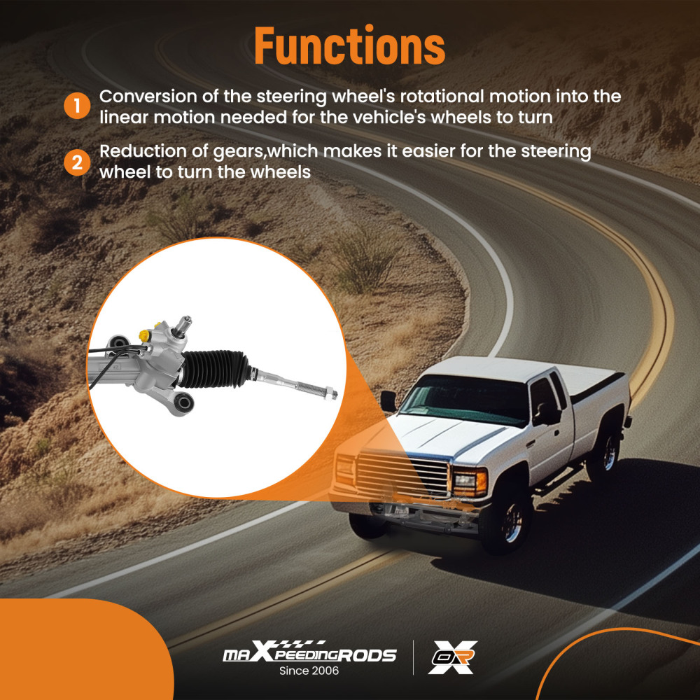 Power Steering Rack And Pinion compatible for Ford Edge 2007-2014 compatible for Lincoln MKX 2007-2015