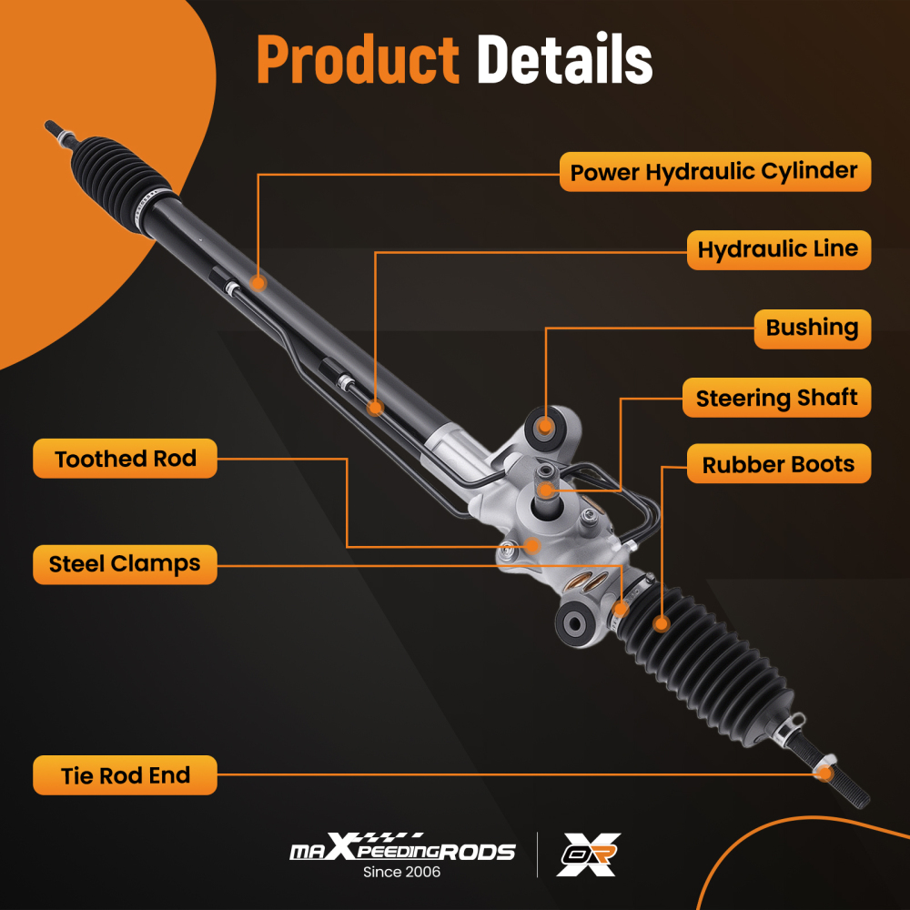 Power Steering RackPinion compatible for Honda Accord03-07 compatible for Acura TL 26-2703 2004-2008