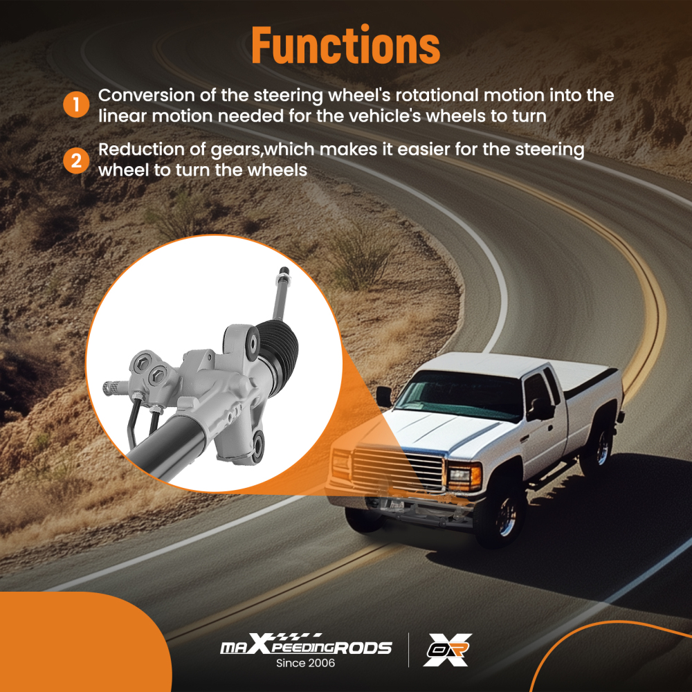 New Power Steering Rack and Pinion Assembly Compatible for Honda CR-V 2007-2011 Japan Built