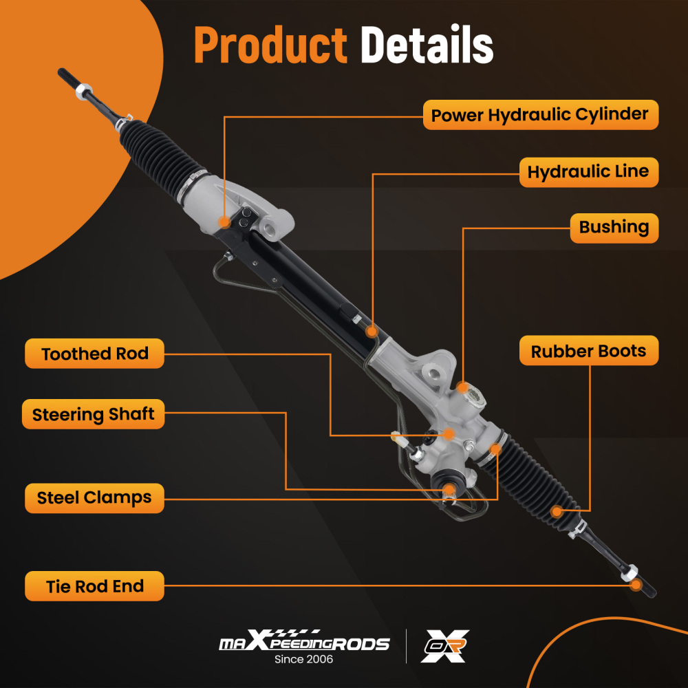 Power Steering Rack And Pinion compatible for Nissan Altima L4 2.5L 3.5L 2013-2018 26-30032