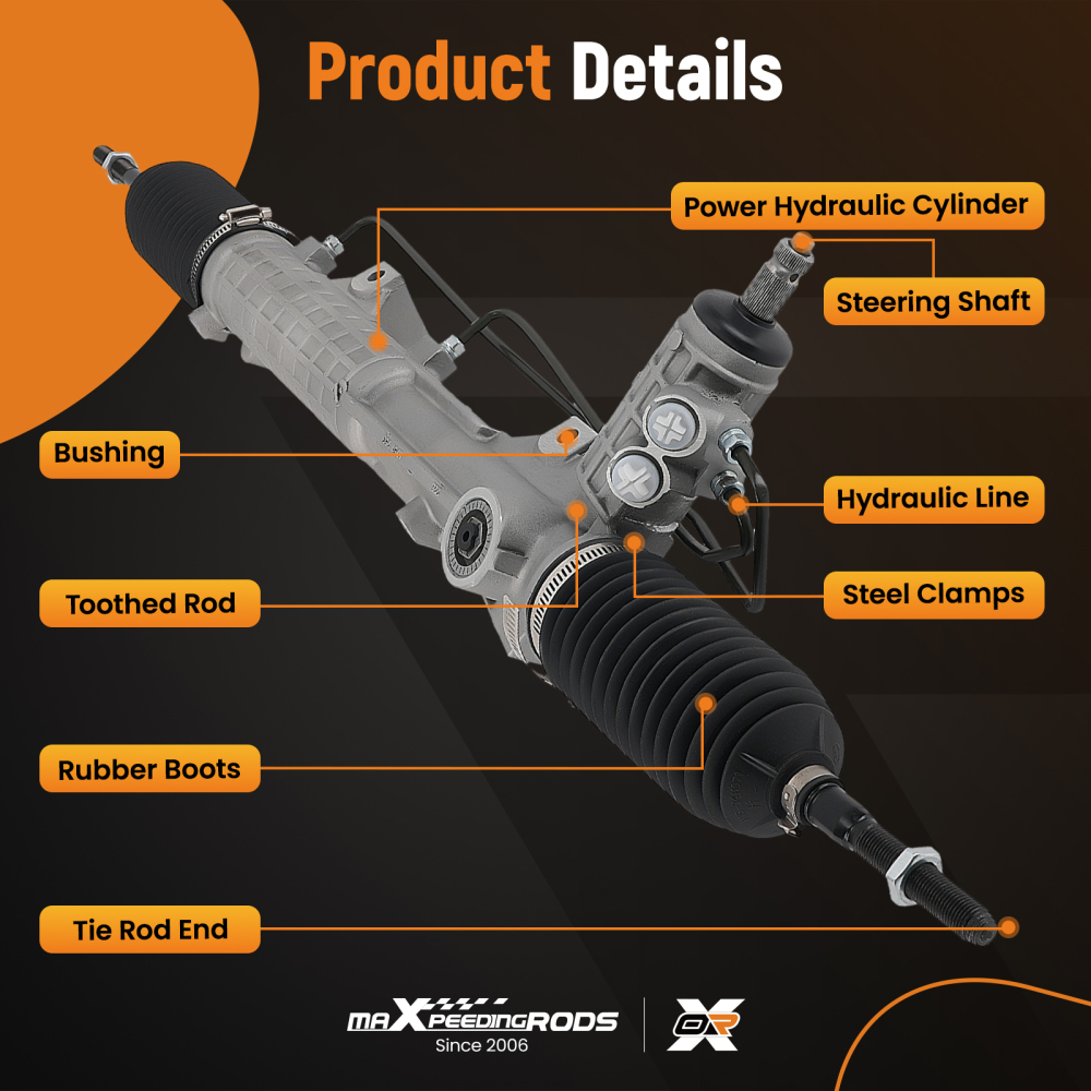 Crémaillère de Direction compatible pour BMW E36 316i 318i 320i 323i 325i 328i 1990-2000