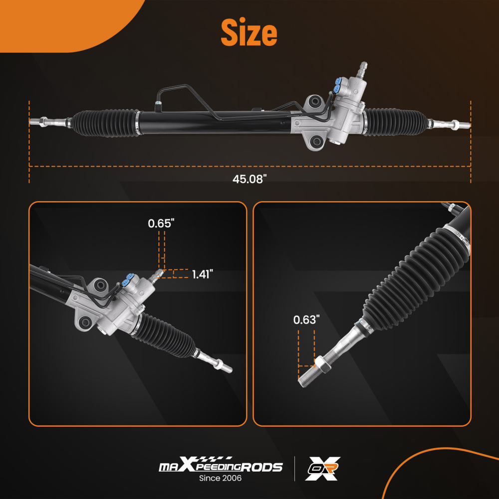 Power Steering Rack MR333501 For Mitsubishi L200 / Triton 2005-2015 2.5 DI-D 4WD RHD