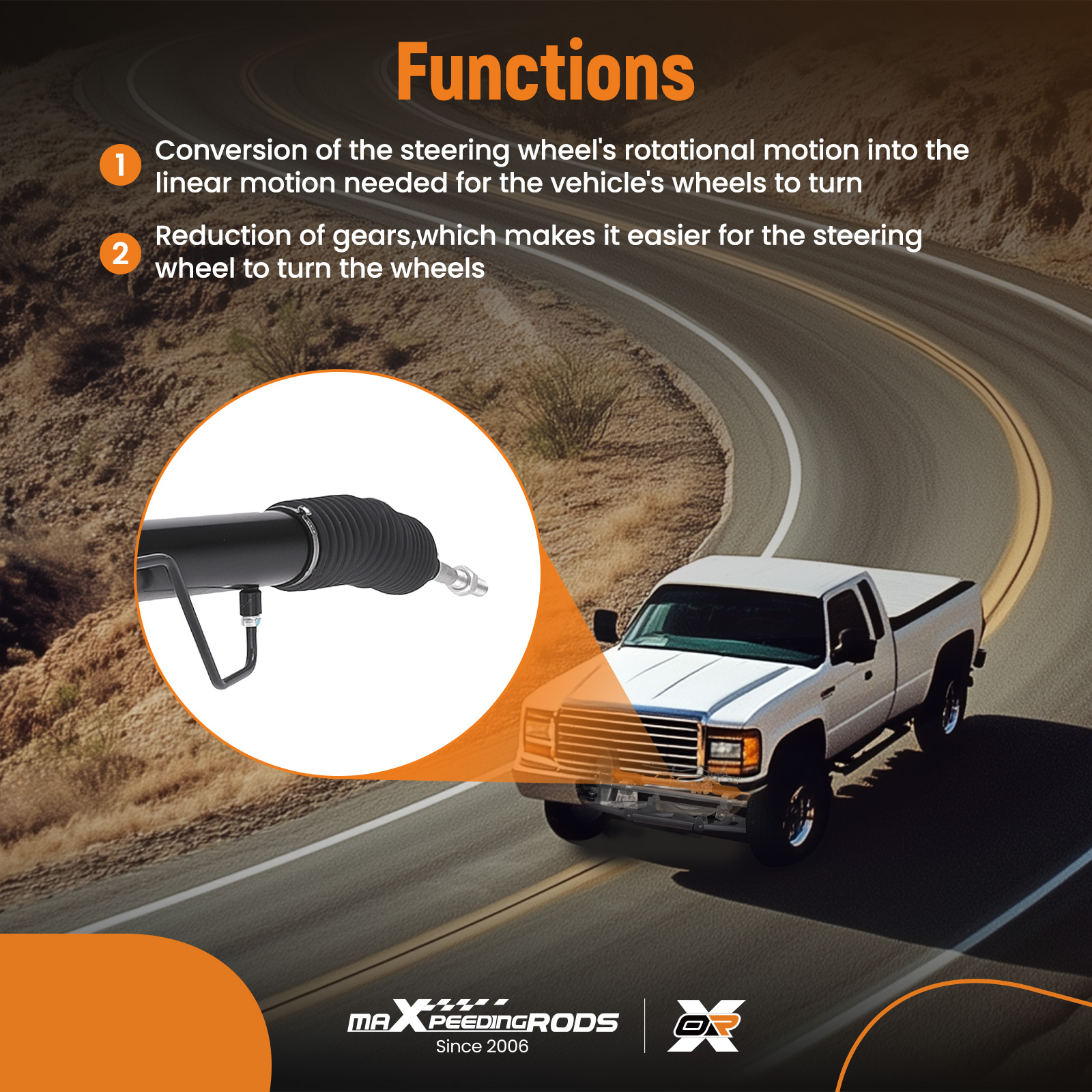 Buy Power Steering Rack MR333501 compatible for Mitsubishi L200