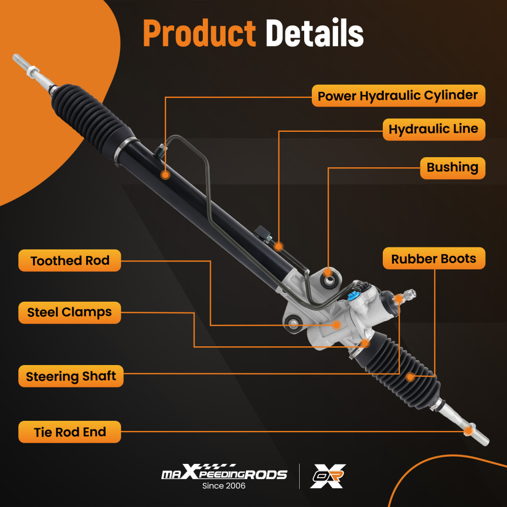 Complete Rack and Pinion compatible for Mitsubishi L200 KA_T 2.5 DI-D 2005-15